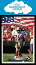 Dana Hall 1992 All World #56 RC Rookie San Francisco 49ers