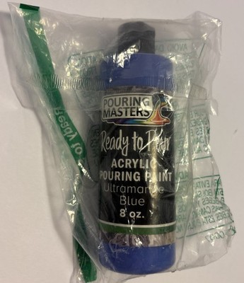 Pouring Masters Ultramarine Blue 8-Ounce Water-Based Acrylic Pouring Paint
