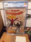 🔑The Amazing Spiderman #3 CGC 3.0 1963 ( First Doctor Octopus & 4th Spider-man)