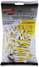 Pride PTS 100-Count Wood Golf Tees, ProLength 2 ¾"