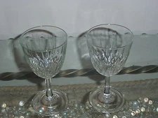 Absolutely Gorgeous Clear Crystal Toasting Wine Glasses Set Of 2