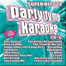 Party Tyme Karaoke - Super Hits 12 16-song CD G - Audio CD - VERY GOOD
