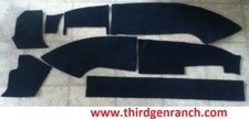 82-92 Camarofirebird Carpet Kit For Interior Plastic Black