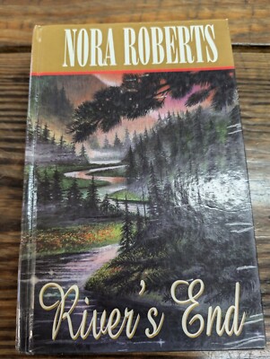 RIVER'S END By Nora Roberts & Fowler - Hardcover Large Print Ex-Library 1999