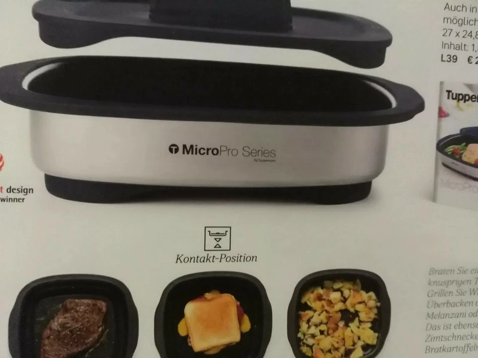 Neu/ovp - tupperware micro pro grill