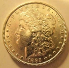 1885 P Morgan Silver Dollar, Beautiful BU  (85P12) FREE SHIPPING