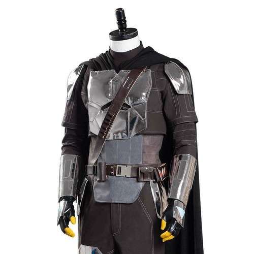 The Mandalorian S2 Beskar Armor Cosplay Costume Outfit Coat Suit Mask Full Set - Picture 9 of 11