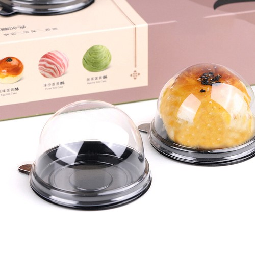 50Pcs Plastic Cake Storage Box Container Clear Dessert Cupcake Storage Boxes - Picture 8 of 17