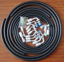 A/C Air Conditioning Ext Length Hoses & Fittings & O-rings Kit Universal USA