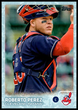 2015 Topps Update Snow Camo /99 Cleveland Indians Rookie Roberto Perez #US36 RC
