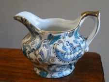 LEFTON PAISLEY CHINTZ DEMITASSE CREAMER,  2-1/2" Tall  FREE SHIP