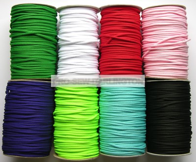 5mm CUSHION DRAWSTRING LACING PIPING CORD ( CHOICE OF LENGTH & 21 ...