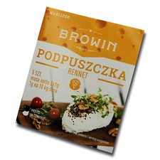  5x1g  Cheese rennet for home cheese making (1200) , 1g=10l of milk 