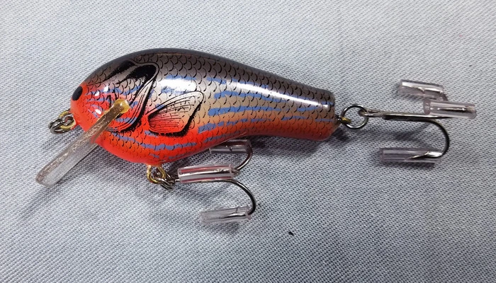 Señuelo de pesca Bagley DB3-74CD ~ De colección ~ Coleccionable ~ Difícil de encontrar Foto 4 de 4