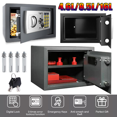 16L 8.5L 4.6L Elektronischer Safe Geldschrank Möbeltresor Wandtresor Wandsafe de