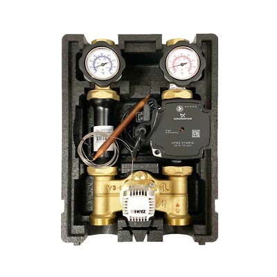 Heizkreis Pumpengruppe Mit 3-Wege-Mischer, ESBE ARA661 Und GRUNDFOS