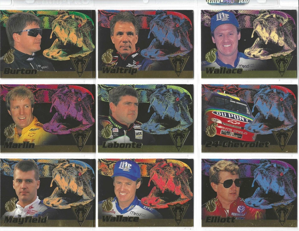 1997 Viper BLACK RACER 1ST STRIKE PARALLEL--#36 John Andretti-ONE CARD ONLY! - Image 2 of 4