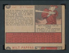 SGC FAIR VENEZUELAN MISCUT ERROR 1962 VENEZUELA TOPPS #93 BLANCHARD GRADED TPHLC
