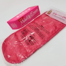 Original Pink Make Up Eraser Cloth Antibacterial Reusable New In Box