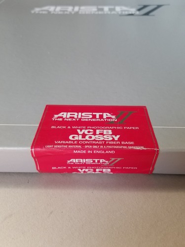 Arista II B&W VC FB Glossy 16"x20" 50 Sheets Full Box of Photo Papers. Read! - Picture 2 of 4