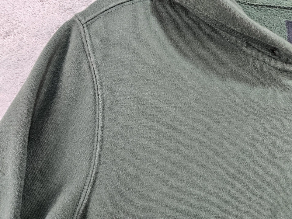 Vans Chaqueta Niños Grande Verde Fuera de la Pared Sudadera con Capucha Logo Skateboarding  Foto 3 de 4