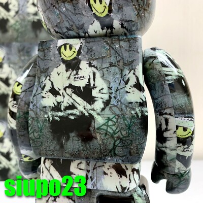 Medicom 400% + 100% Bearbrck ~ Banksy Be@rbrck Riot Cop | eBay