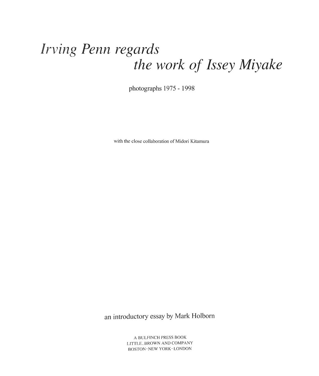 Irving Penn Regards The Work Of Issey Miyake Photographs Irving Penn Regards The Work Of Issey Miyake Photographs