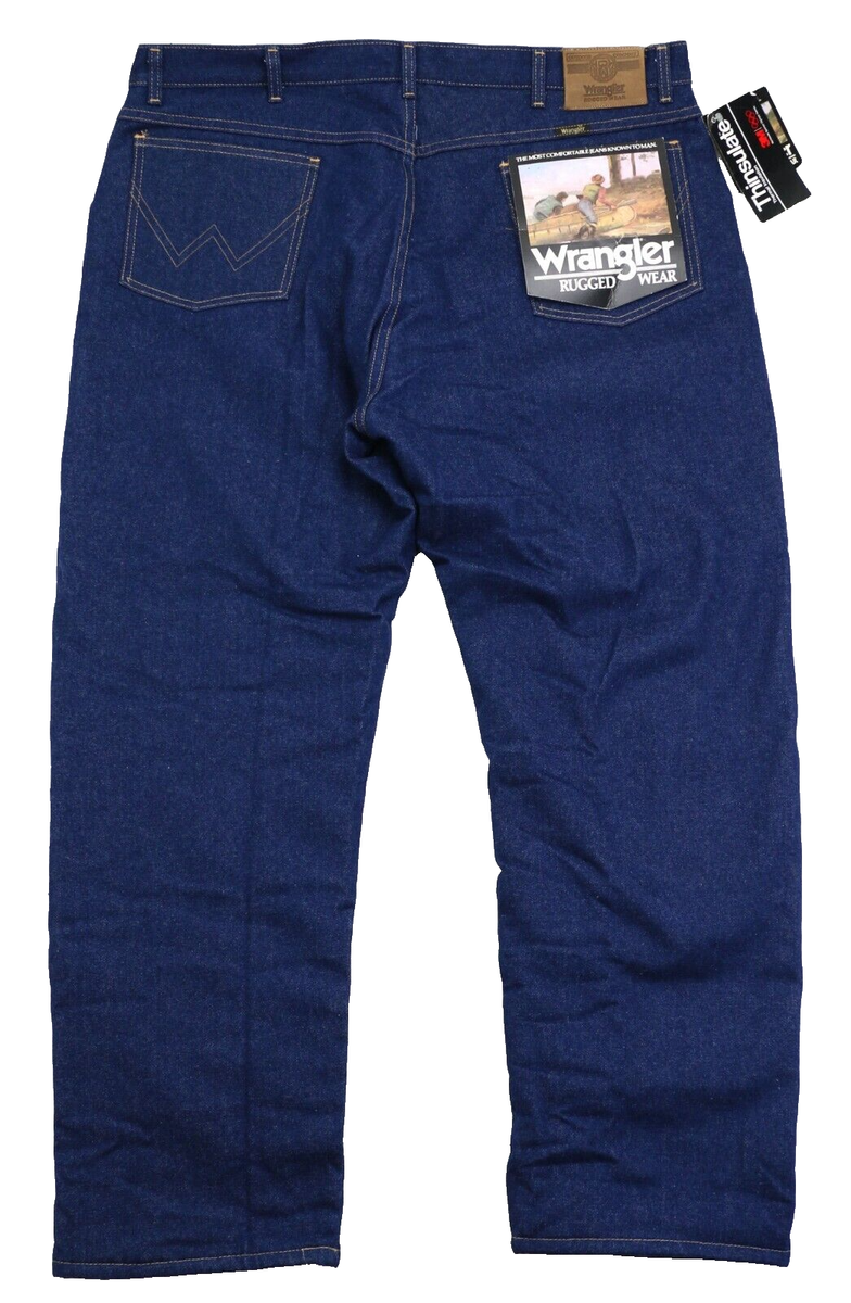 Wrangler Rugged Wear Herren Thermo-Jeans – Gefüttert Mit Thinsulate Isolierung, Relaxed Fit Für Extra Komfort