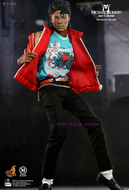 【超美品】 マイケル・ジャクソン フィギュア Beat It HOT TOYS Hot Toys Michael Jackson 1/6 scale Figure Beat It edition Limited