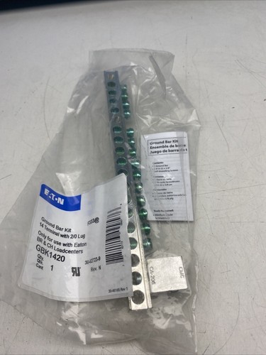 GBK1420 EATON Ground Bar Kit 14 Thermal With 2/0 Lug - Picture 3 of 4