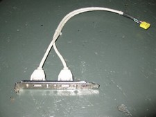 EXPANSION 2 PORT HUB USB 1.0 TO 9 PIN HEADER TO MAINBOARD PANEL BRACKET