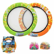 Sunlite Sports Bongo Discs, Ball Paddle Game, Ball Throwing Games, Set of 2