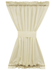 Semi-Sheer Light Filtering Door Panel with Tieback Many Lengths 26 , 36 , 40