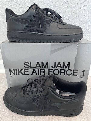 Nike Air Force 1 x Slam Jam Mens Shoes 'Black Off Noir' DX5590-001