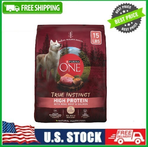 With Real Beef & Salmon,15 Lb