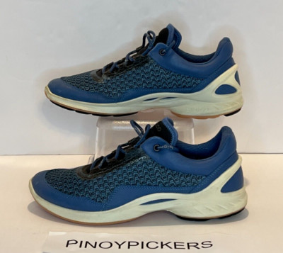 ECCO Biom Fjuel Natural Motion Lace Up Sneaker Shoes Women's Size 7 Blue Active