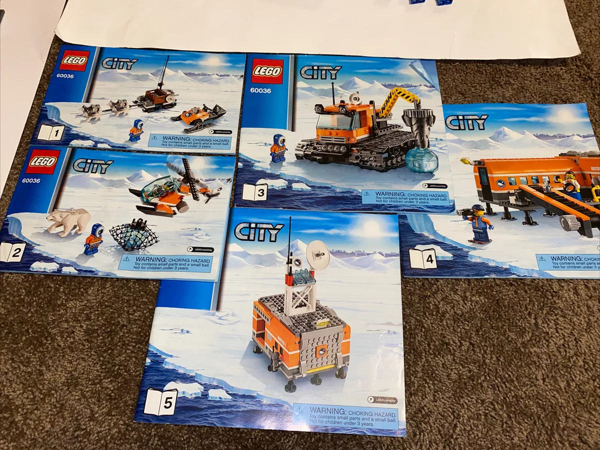 Lego city 60036 arctic base best sale camp