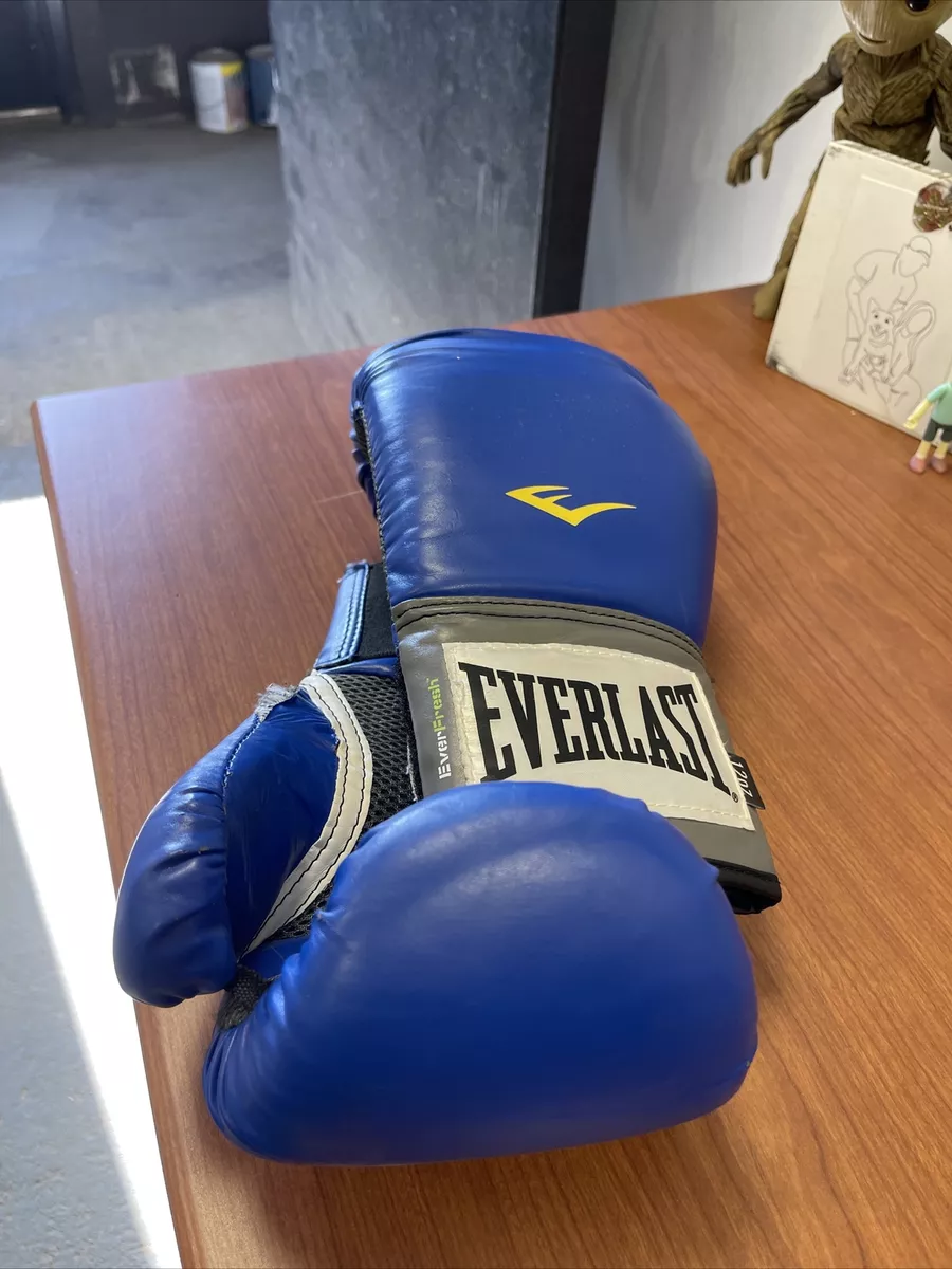 Blue and sales black boxing gloves