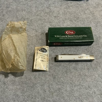 2002 Casexx USA 4285 SS White Doctor s Knife 2 Blade New In Box