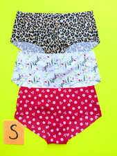 Victoria's Secret PINK Size S Seamless Hipster Panty Bundle - Lot of 3