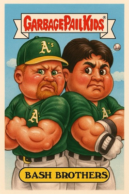 #ad Custom GPK Bash Brothers Canseco McGwire Oakland A’s MLB $5.00