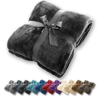 Gräfenstayn Kuscheldecke Wohndecke Tagesdecke Sofaüberwurf Decke Sofadecke  - Bild 1 von 4