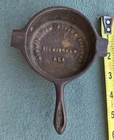Vintage Mini Cast Brass Skillet Birmingham Stove & Range  Ash Tray Paperweight