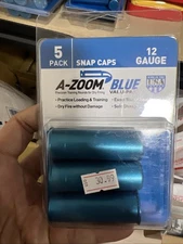 Pachmayr A-Zoom 12 Gauge Snap Caps - Blue, Pack of 5