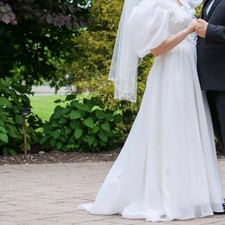 Viktor & Rolf for BHLDN Eloise Organza Puff-Sleeve Wedding Gown Size 6