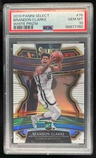 2019 Panini Select Brandon Clarke White Prizms /149 #76 RC Concourse PSA 10