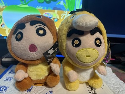 Shinchan Pokemon Plushies Thunderbolt Project  Tokyo Exclusive Rare NEW W/Tags￼