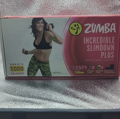 Zumba Incredible Slimdown Plus Cardio Dance System DVD Box Set Nutrition Guide