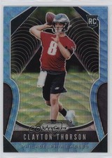 2019 Panini Prizm Rookies Blue Wave Prizm 131/199 Clayton Thorson #310 10ou