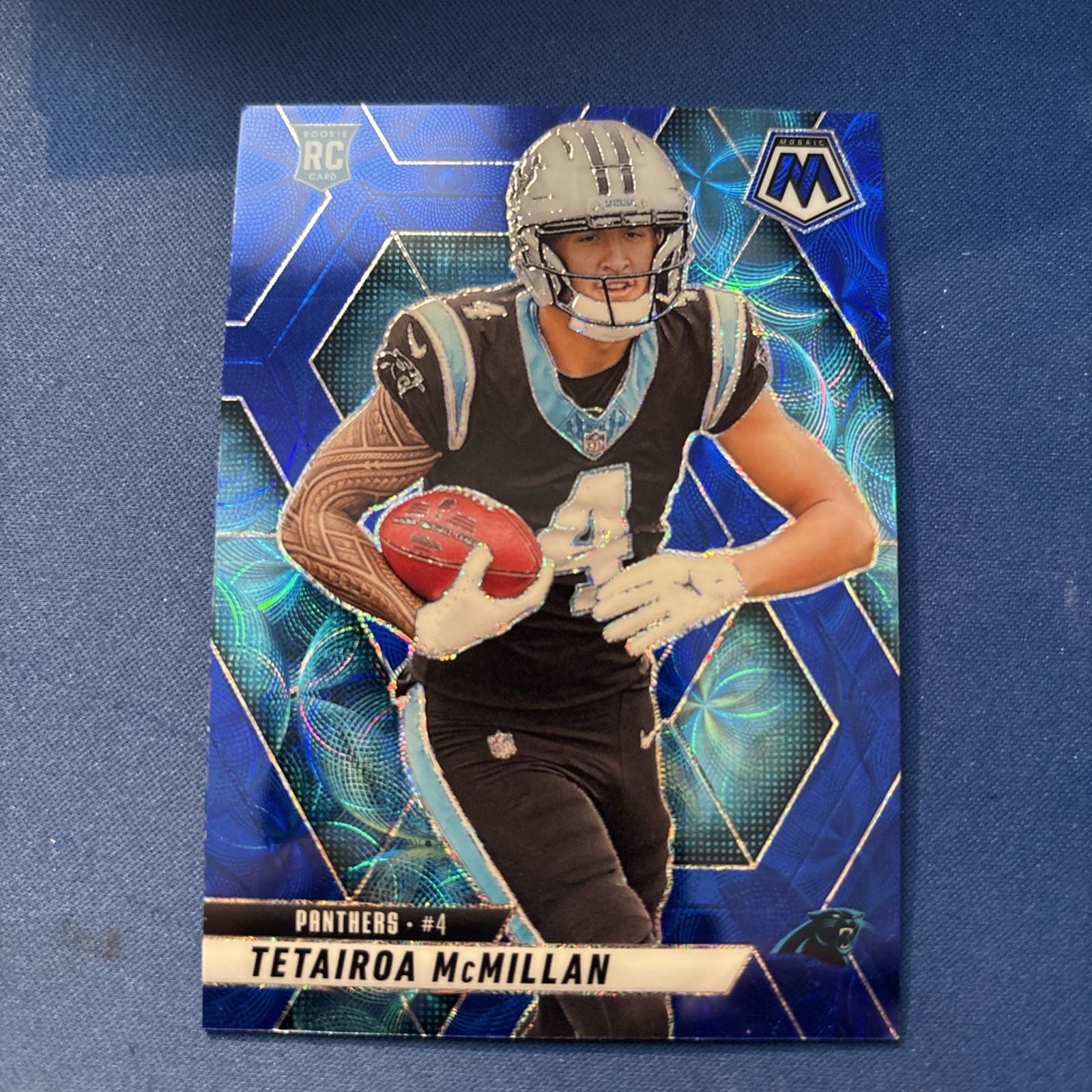 2025 Mosaic Tetairoa McMillan Blue Scope Prizm RC #309 - Panthers